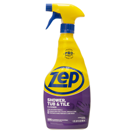 Zep Shower, Tub & Tile Cleaner, 32oz, PK4 ZUSTT32PF4